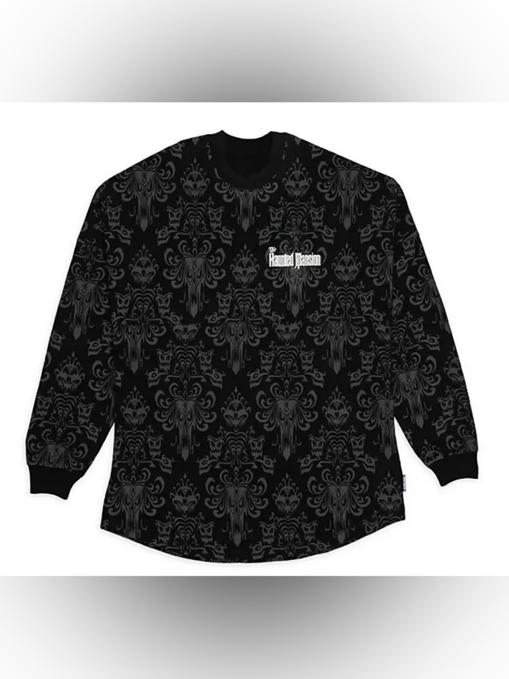 Disney Haunted Mansion spirit jersey Black Gray Long Sleeve Shirt